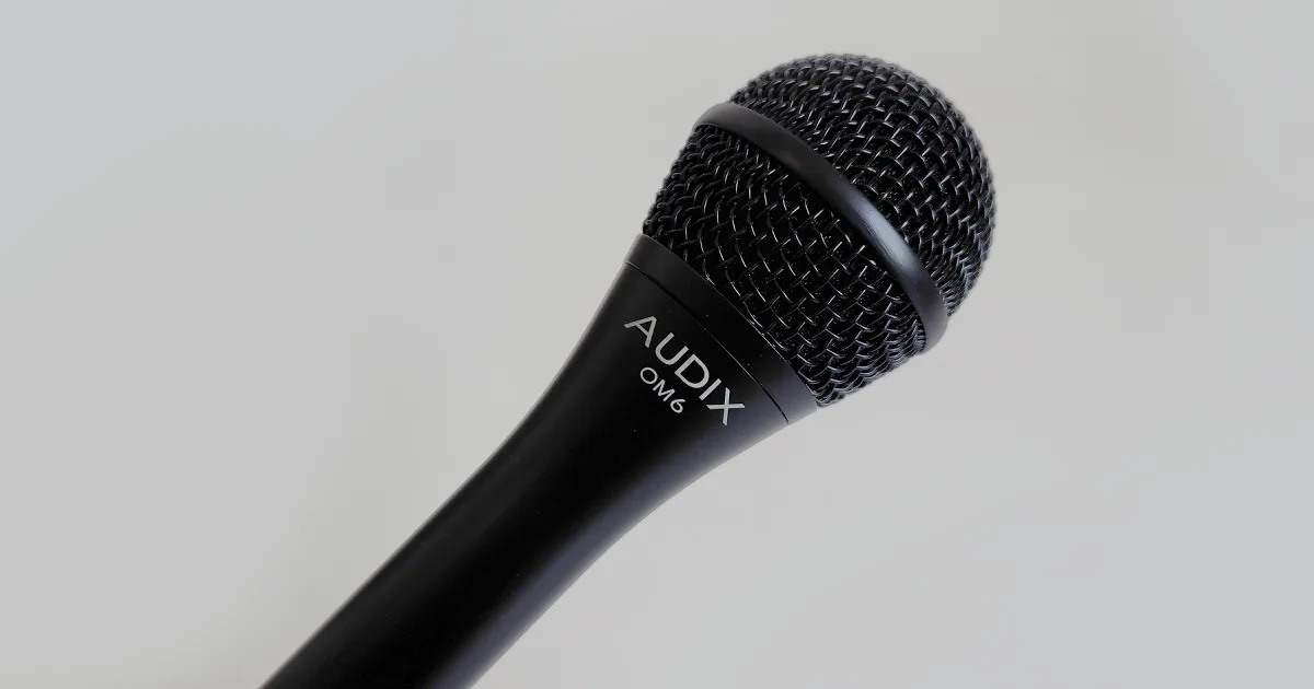 AUDIX OM6 レビュー】OM6は子音が刺さる？実際に歌ってみたで使って